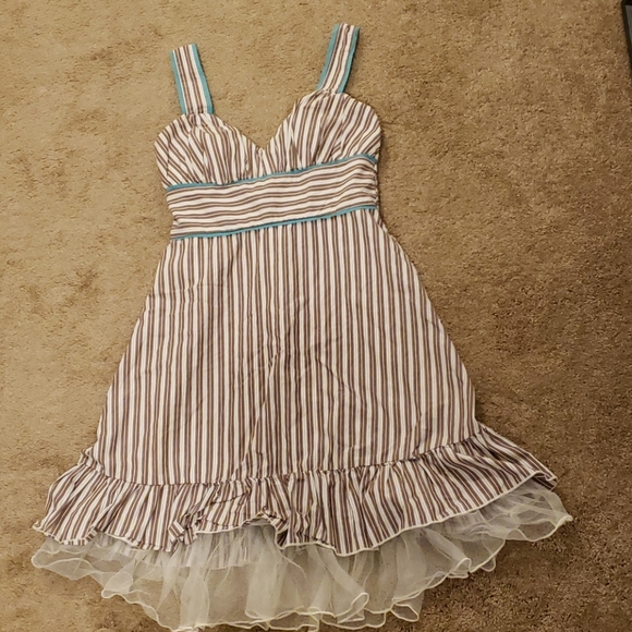 Speechless Dresses & Skirts - Speechless brown and teal summer dress